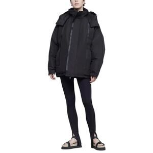 3.1 Phillip Lim Unisex Black Journey Oversized Utility Puffer Coat Size XXS